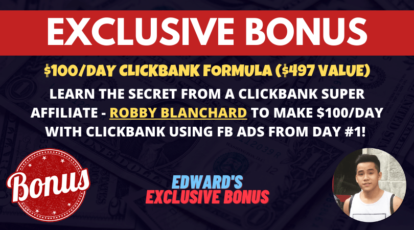 bonus 100 per day formula clickbank robby blanchard