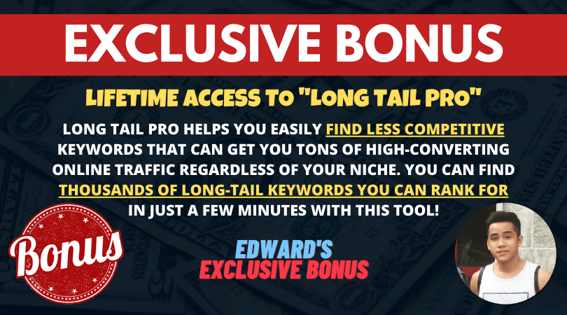 bonus lifetime access to long tail pro